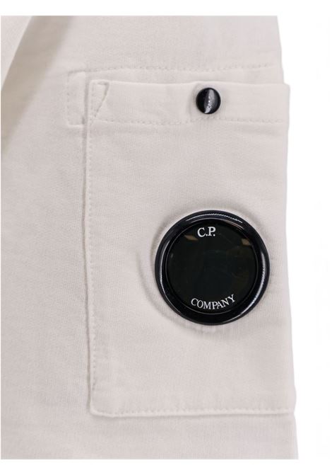 felpa short sleeve uomo bianca C.P. COMPANY | 20CMSS034A-002246G103